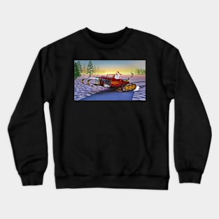 Santa's New Sleigh Crewneck Sweatshirt